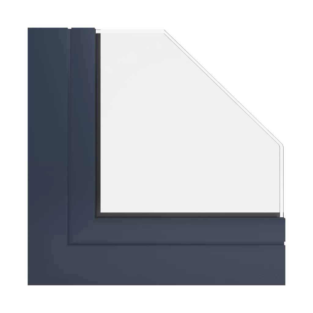 RAL 5008 Graublau fenster fensterprofile aluprof mb-78ei