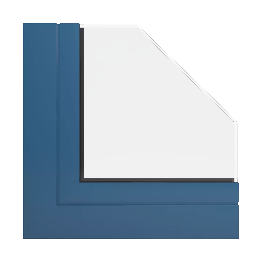 RAL 5009 Azurblau produkte aluminiumfenster    