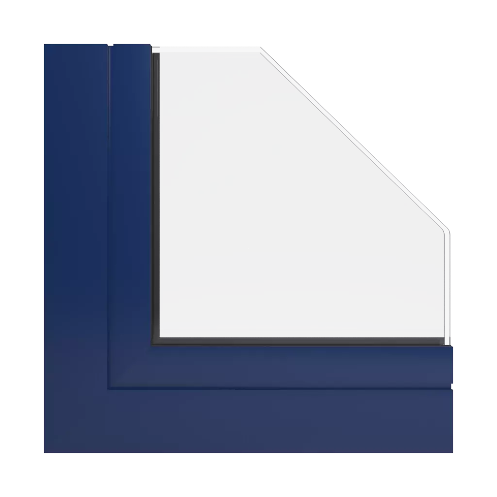 RAL 5026 Perlnachtblau fenster fensterprofile aliplast victoria-plus