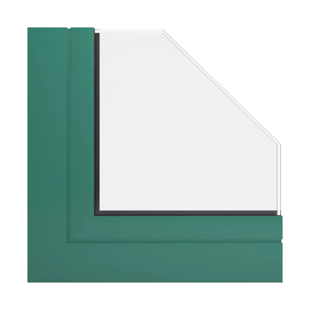 RAL 6000 Patinagrün produkte fassadenfenster    