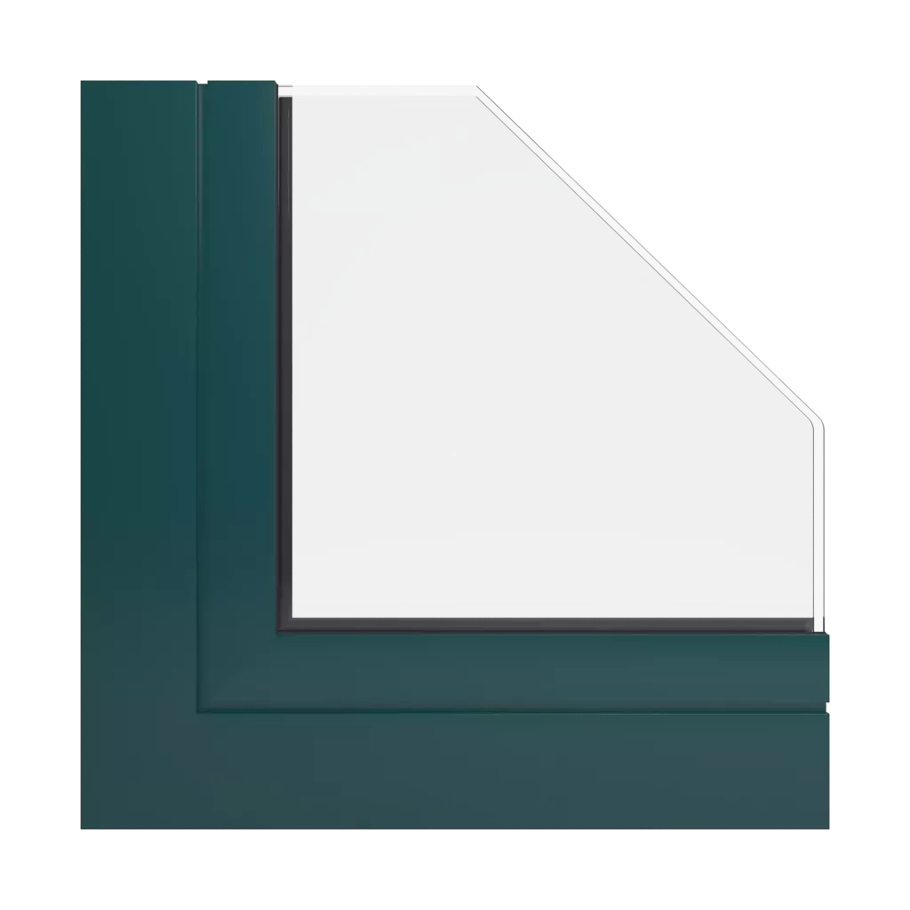 RAL 6004 Blaugrün produkte aluminiumfenster    