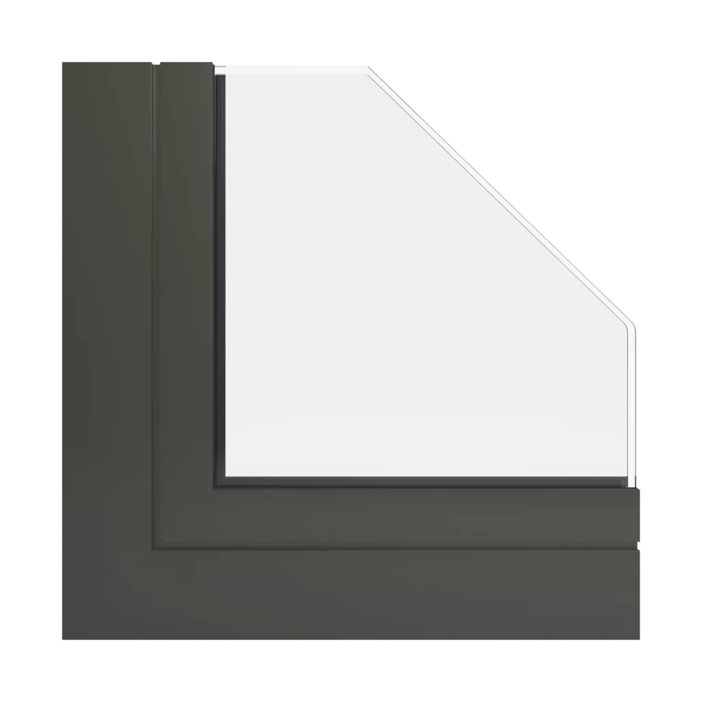 RAL 6014 Gelboliv fenster fensterprofile aliplast aliver-2000