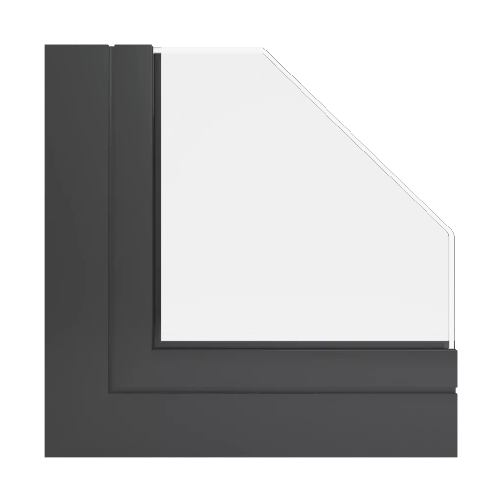 RAL 6015 Schwarzoliv fenster fensterprofile aluprof mb-60e-ei