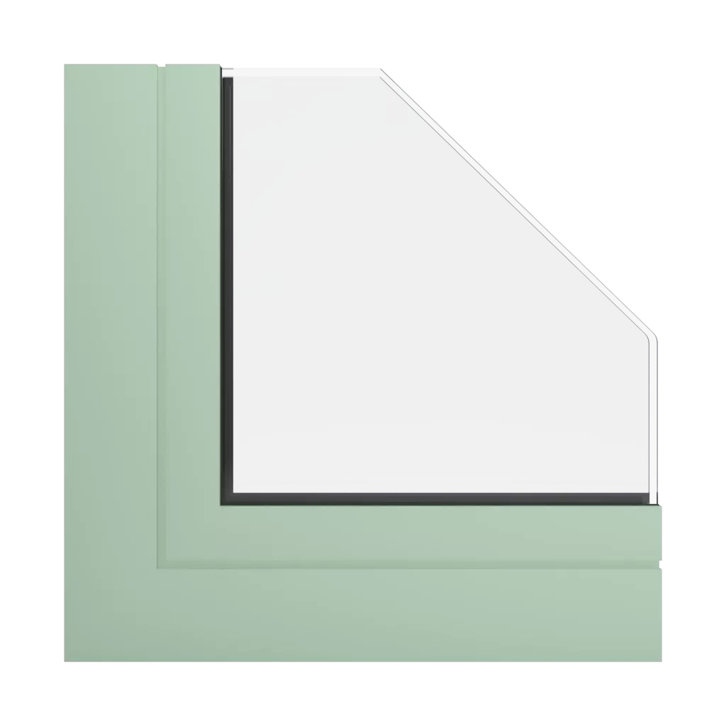 RAL 6019 Weißgrün fenster fensterprofile aluprof mb-60e-ei