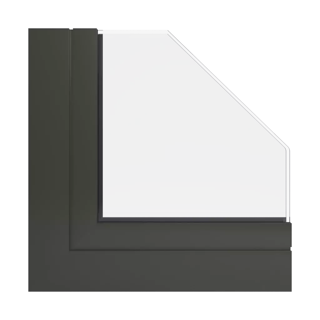RAL 6022 Braunoliv produkte fassadenfenster    