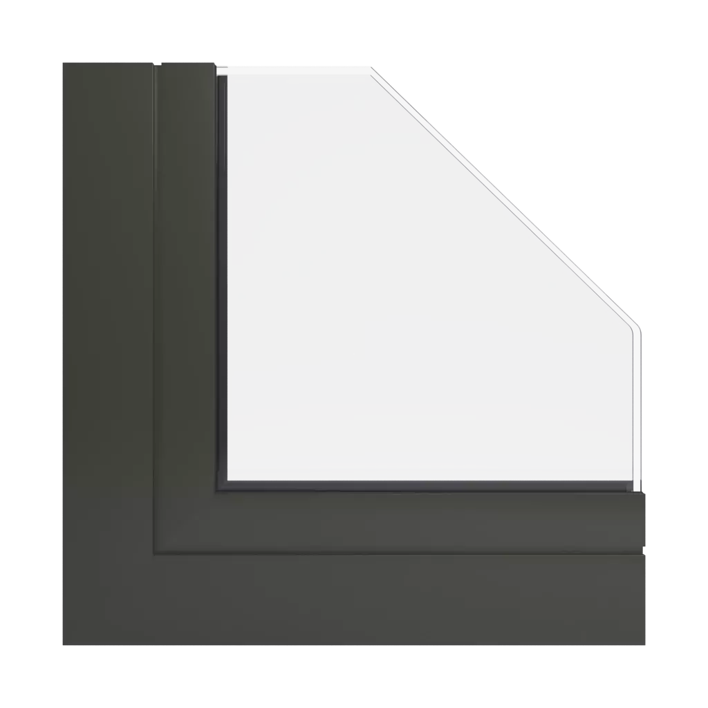 RAL 6022 Braunoliv fenster fensterprofile aliplast stern