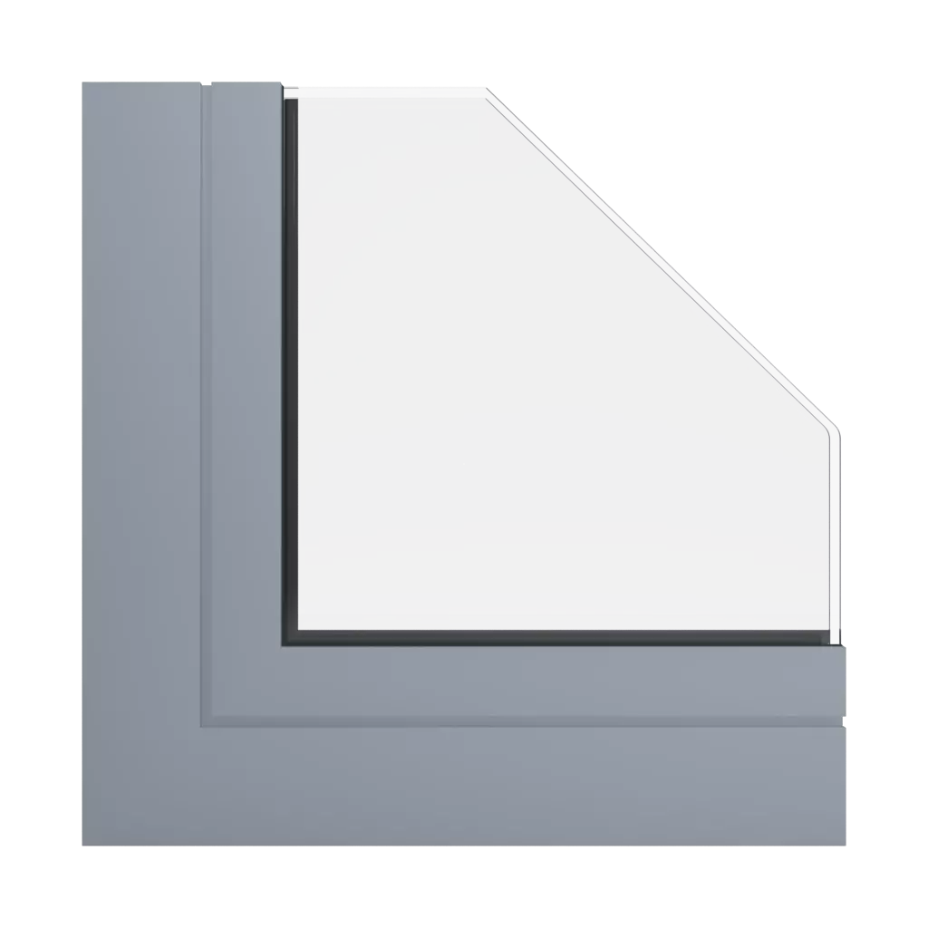 RAL 7001 Silbergrau produkte aluminiumfenster    