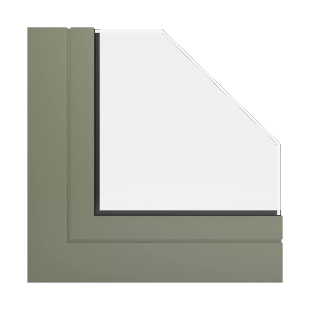 RAL 7002 Olivgrau produkte fassadenfenster    