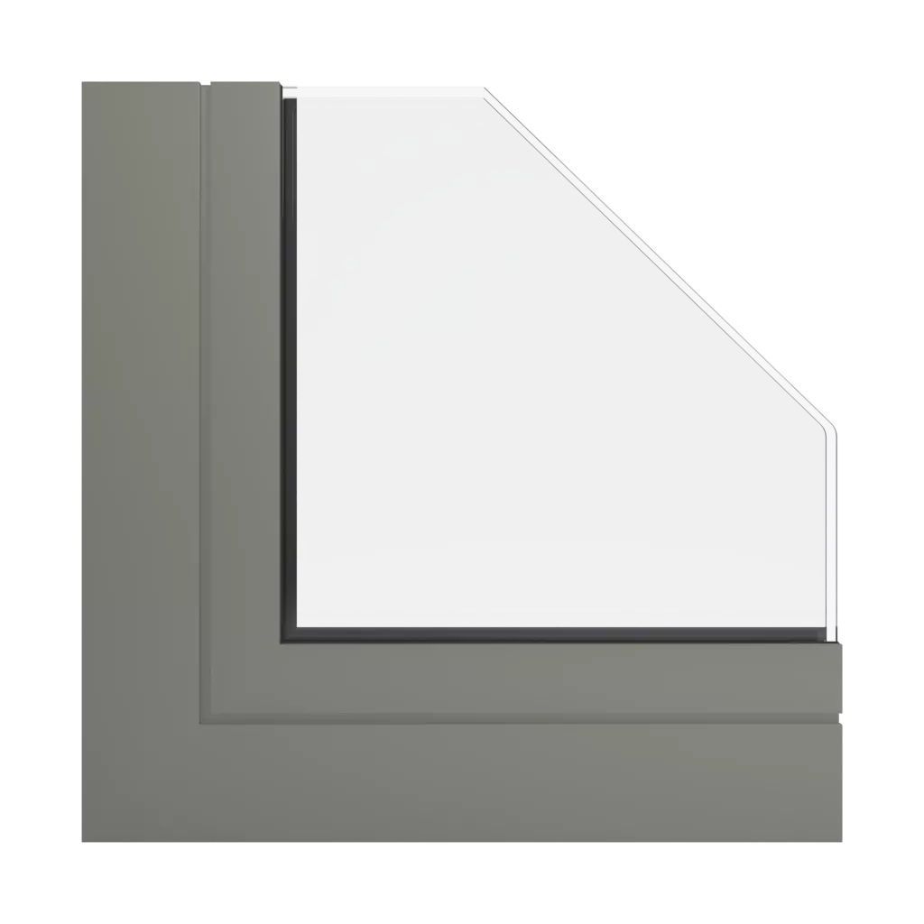 RAL 7003 Moosgrau fenster fensterfarben ral-aluminium   