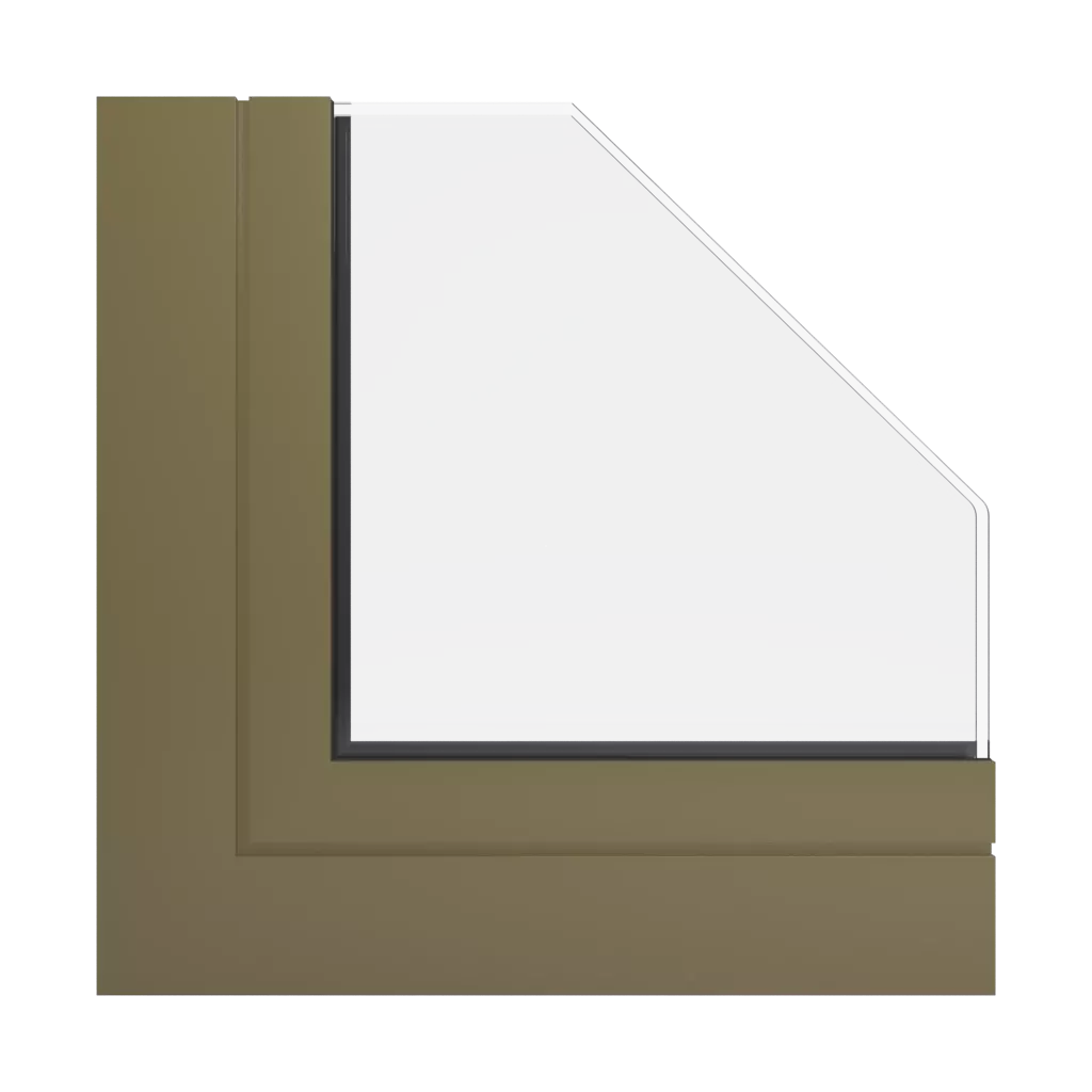 RAL 7008 Khakigrau produkte fensterpakete premium-alu   