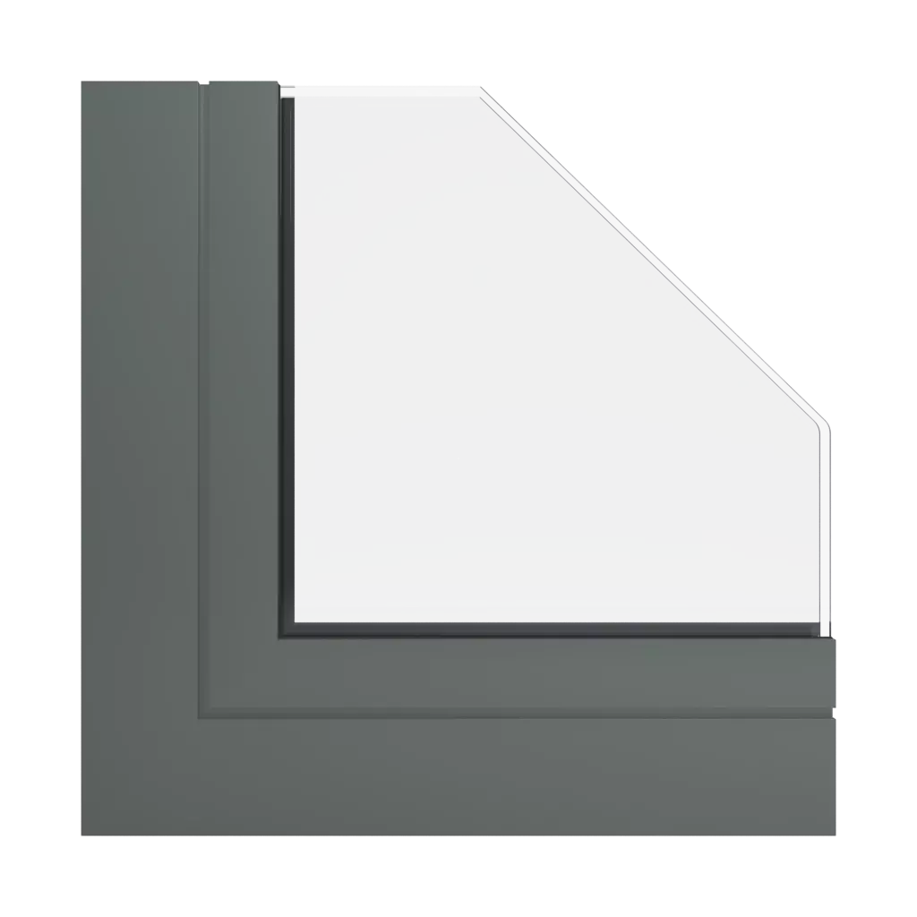 RAL 7009 Graugrün produkte aluminiumfenster    