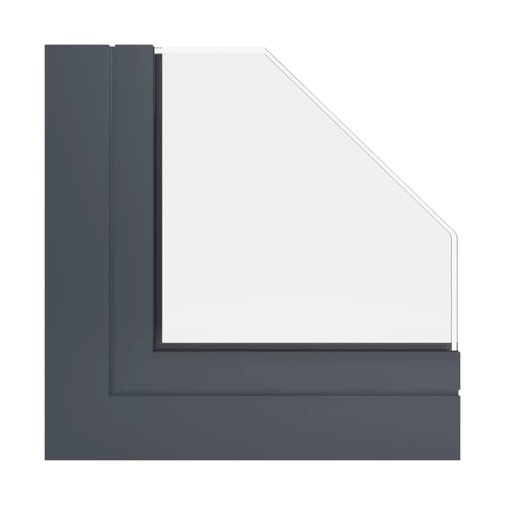 RAL 7024 Graphitgrau produkte fassadenfenster    