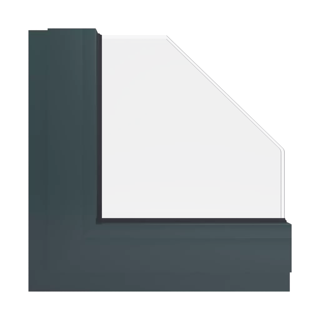 RAL 7026 Granitgrau fenster fensterfarben ral-aluminium ral-7026-granitgrau interior