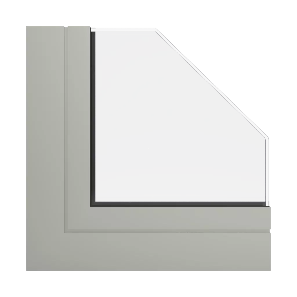 RAL 7032 Kieselgrau fenster fensterprofile ponzio pe68-hallo