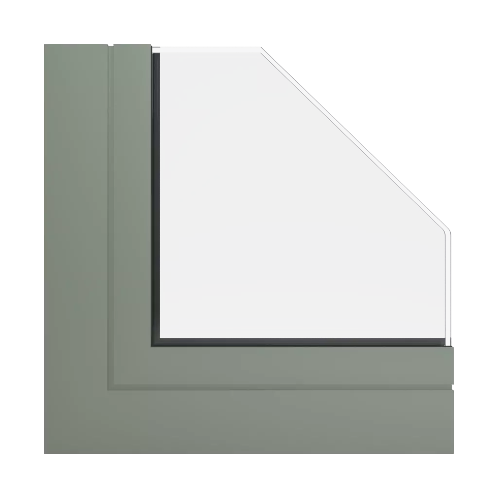 RAL 7033 Zementgrau fenster fensterprofile aliplast ultraglide