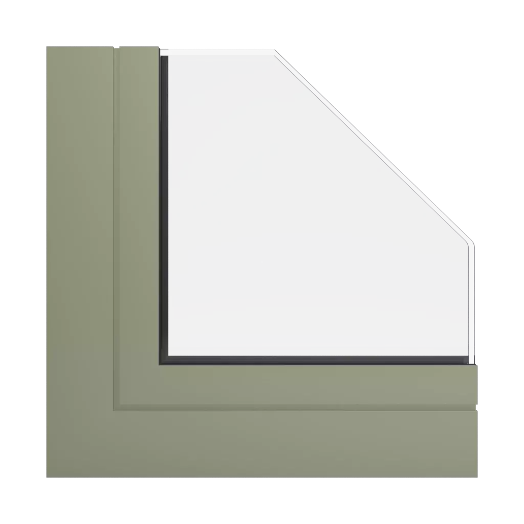 RAL 7034 Gelbgrau fenster fensterprofile aliplast mc-wand