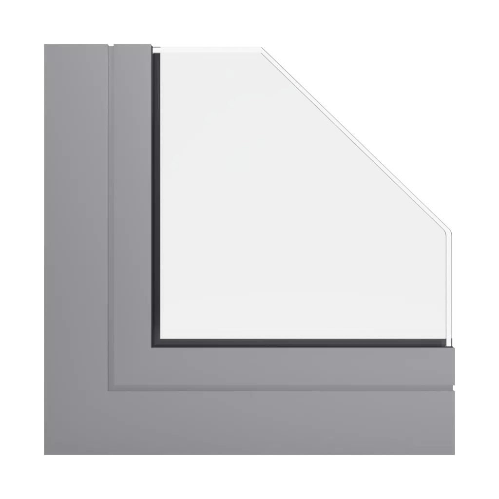 RAL 7036 Platingrau fenster fensterprofile aliplast mc-wand