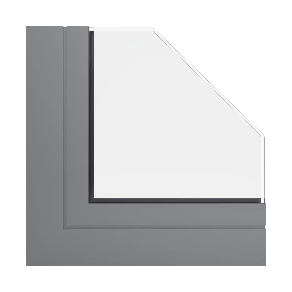 RAL 7037 Staubgrau fenster fensterprofile aliplast stern