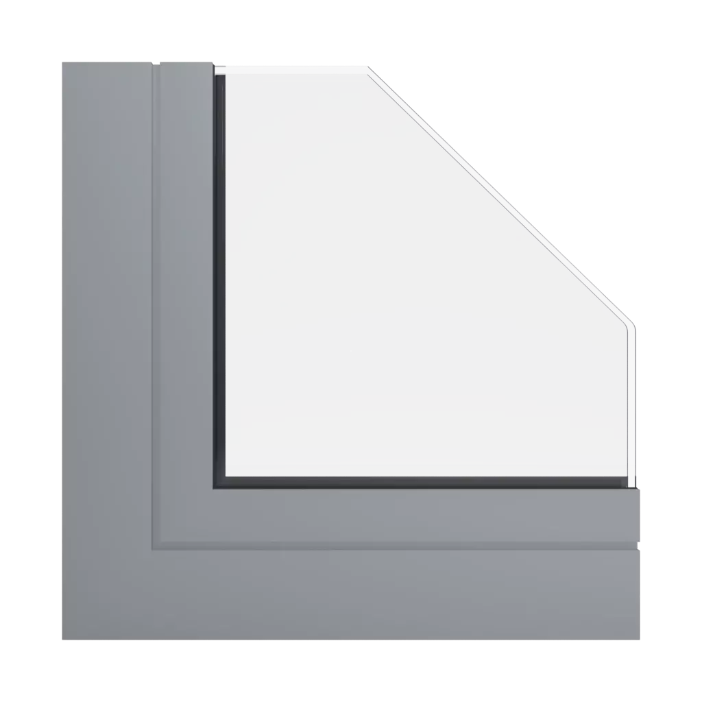 RAL 7042 Verkehrsgrau A fenster fensterprofile aluprof mb-openslide