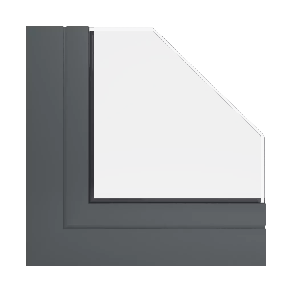 RAL 7043 Verkehrsgrau B fenster fensterprofile aluprof mb-openslide