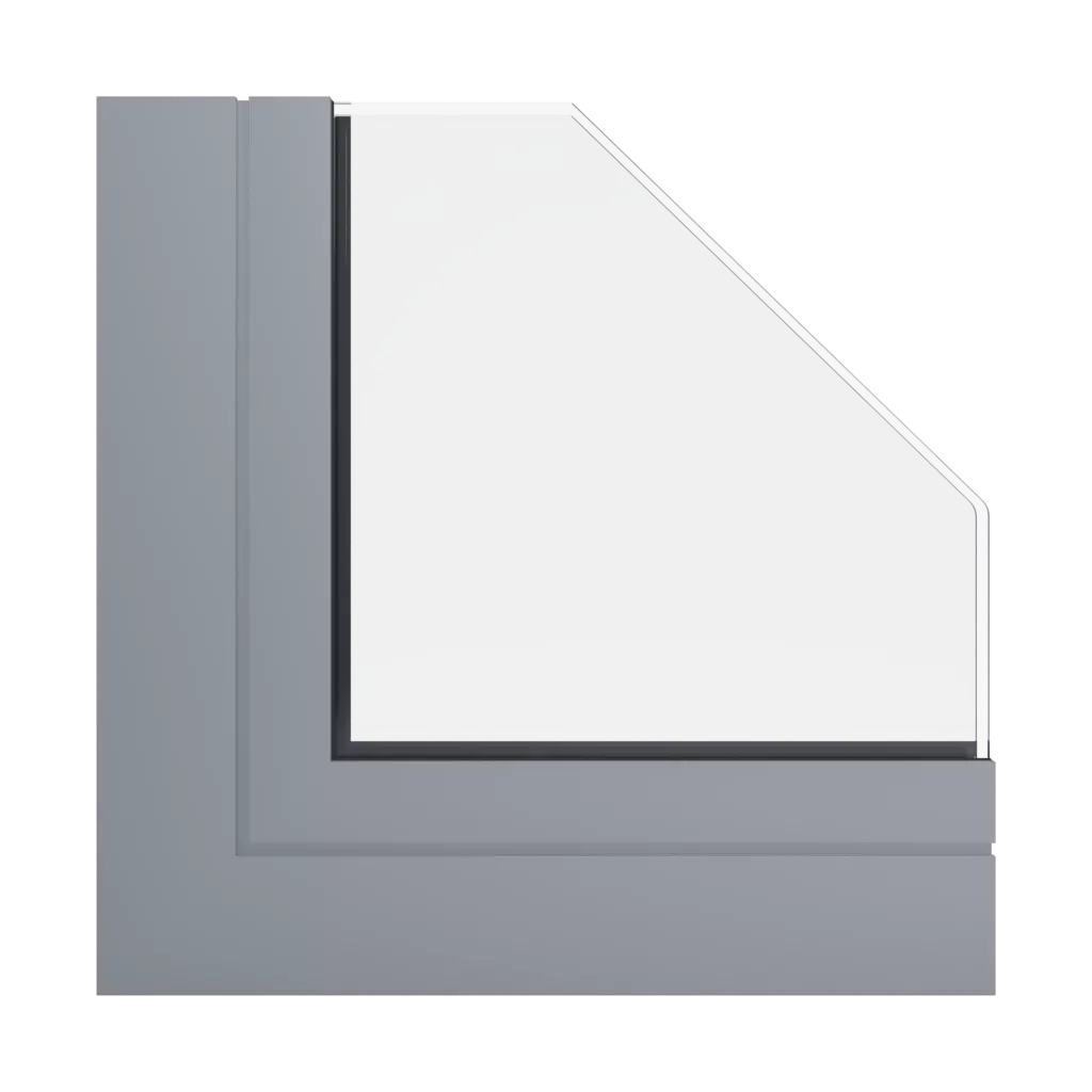 RAL 7045 Telegrau 1 fenster fensterprofile aluprof mb-78ei