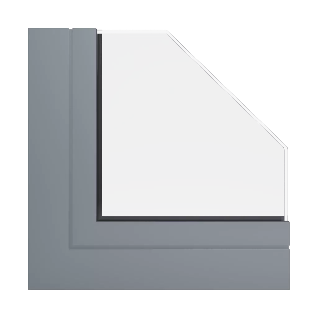 RAL 7046 Telegrau 2 fenster fensterprofile aliplast ultraglide