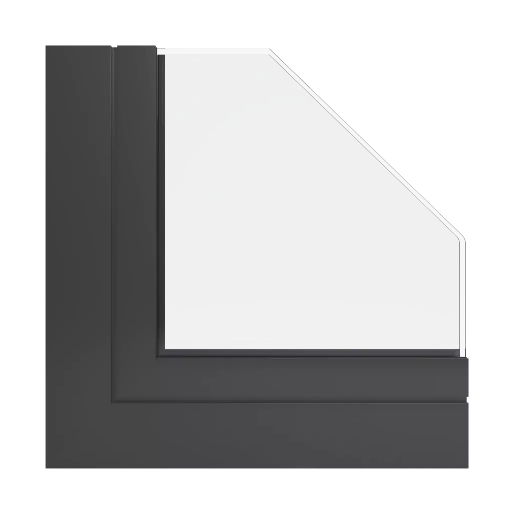 RAL 8019 Graubraun produkte aluminiumfenster    