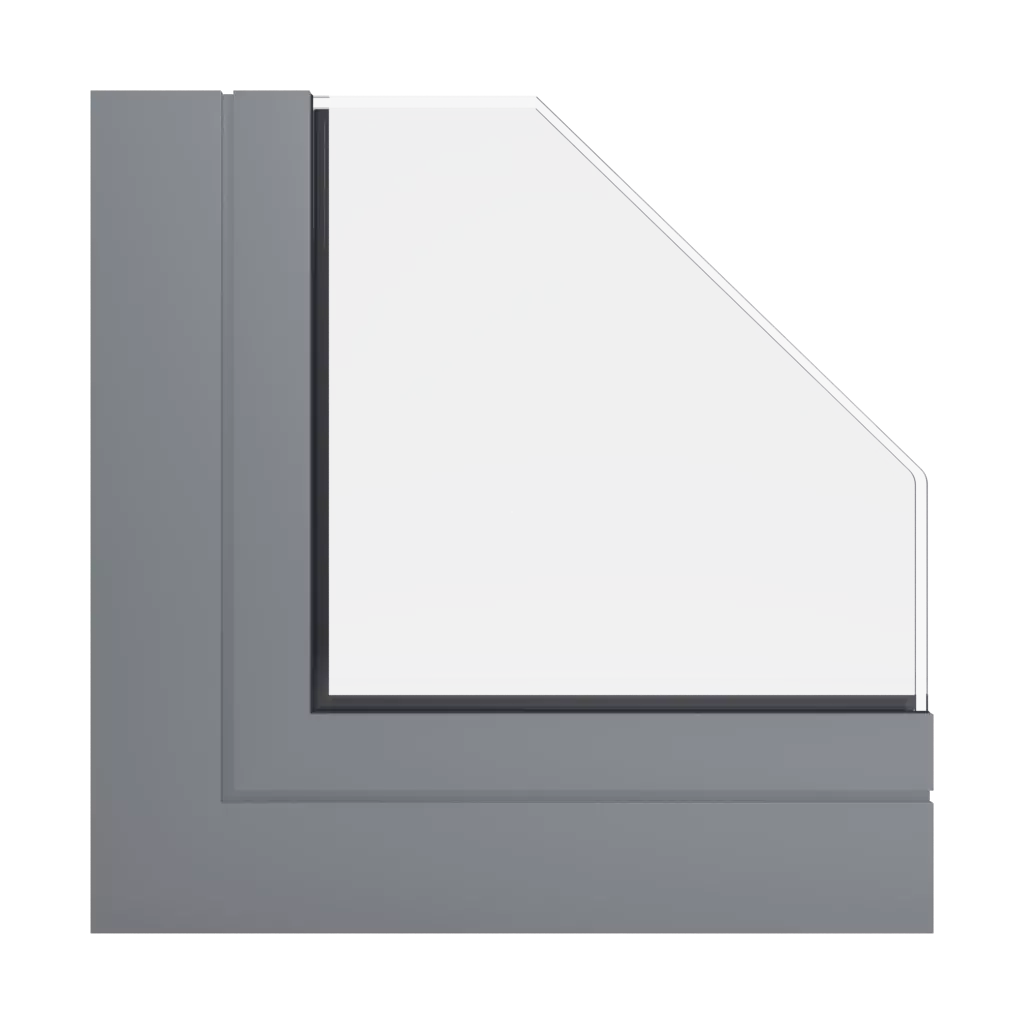 RAL 9023 Perldunkelgrau fenster fensterprofile ponzio sl600ttevo