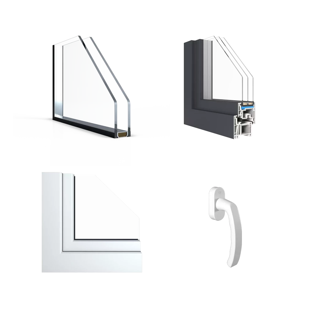 PVC Economy White produkte psk-parallel-schiebe-kipp-terrassenfenster  