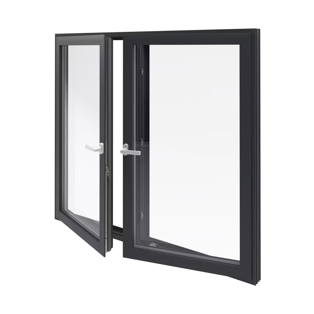 Aluminiumfenster fenster fensterprofile ponzio pe68-hallo